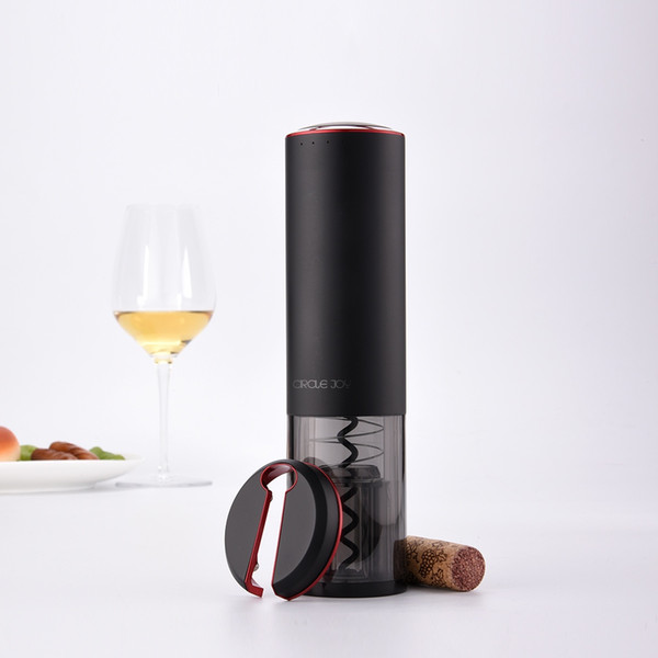 Xiaomi Mijia Circle Joy Rechargeable Smart Automatic Electric Wine Opener Corkscrew Wine Bottle Opener Kit Cordless With Foil Cutter