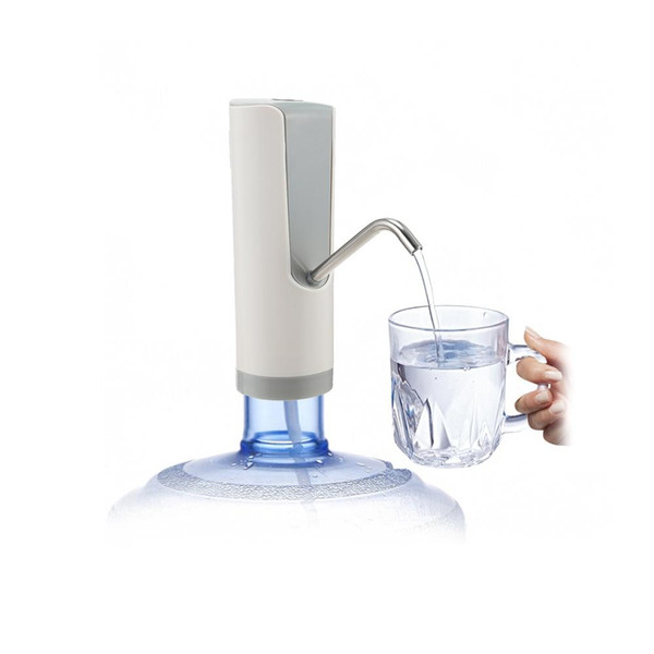 Convenient Electric Water Bottle Pump Dispenser Automatic Bottle Drinking Water Bottles Top Switch Button Hose Automatic Electric Suction TB