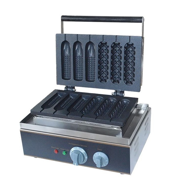 Free shipping 110v 220v mixture type corn waffle maker and hot dog waffle maker