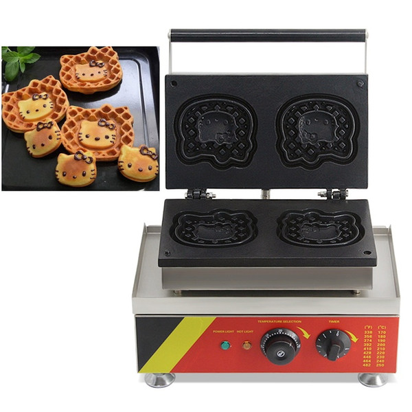 Commercial Little Baked Doll Cakes Cartoon Cat Shapes Waffle Machine Japan Ningyo Yaki Maker Baker Iron Making Equipment