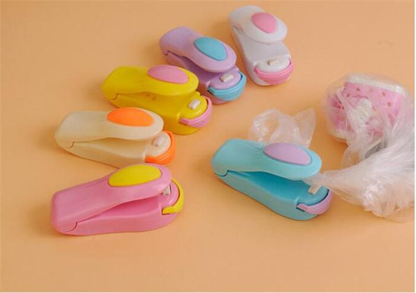 Portable Household Candy Color Mini Copper Plastic Bag Sealing Machine Ceramic Heating Head Sealing Clip for household