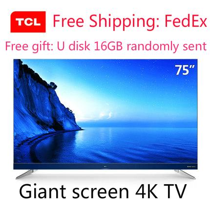 Original TCL 75A950U 64-bit 34 - core 75-inch giant screen 4K TV Intelligent voice, 64-bit 34 core 2160p PAL NTSC system Android