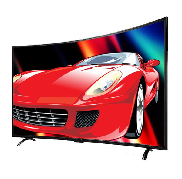 Curved screen TV HD ultra-thin explosion-proof screen network intelligent 4K LCD TV