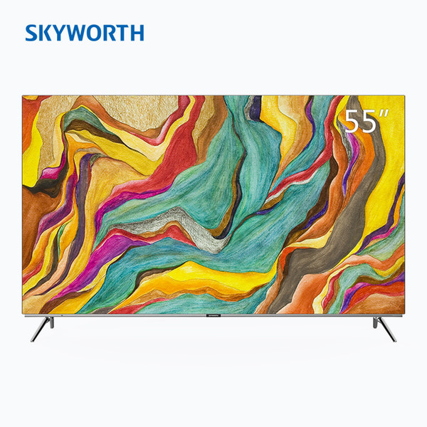 Skyworth 55R8U 55 inch 4K OLED self-illuminating full screen smart WIFI network TV receiving system PAL NTSC free DHL shipping