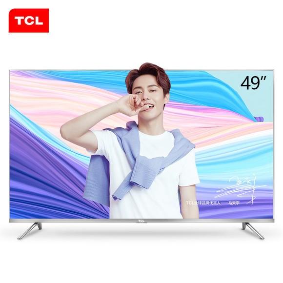 TCL 49-inch 4K Metal Thin Ultra High Clear Smart LED LCD Network Flat Screen TV Hot New Products free shipping