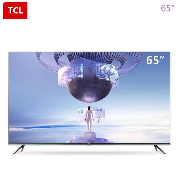 TCL 65-inch artificial intelligence TV HDR full ecological ultra hd 4K+30 core high-performance ultra-thin TV free shipping.