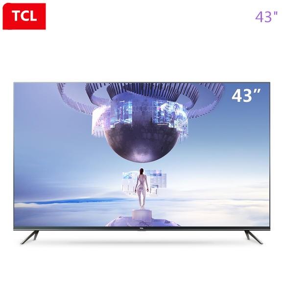 TCL 43-inch artificial intelligence TV HDR full ecological ultra hd 4K+30 core high-performance ultra-thin TV free shipping.