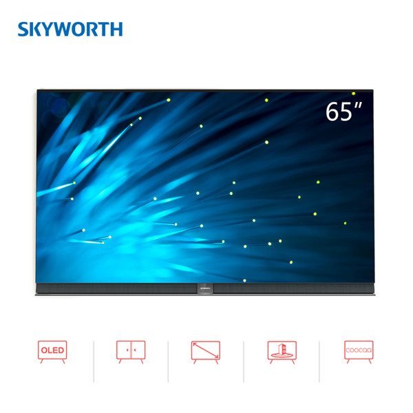 (Skyworth) 65S9A 65 Inch Full Screen | Chameleon AI Chip | OLED Pixel Light Control WIFI Network TV 4K PAL NTSC Smart HD HDMI USB 2160p