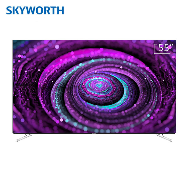 Skyworth 55S8A Ultra-thin eye protection 55-inch WIFI network TV PAL NTSC OLED small-dimensional AI HD HDR full screen Screening Smart TV