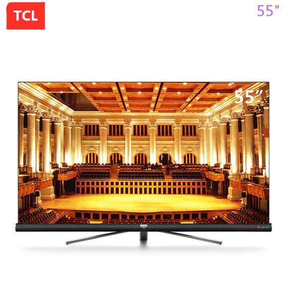 TCL55-inch star screen full screen harman kardon sound full ecological HDR+4K artificial intelligence ultra hd TV free shipping!