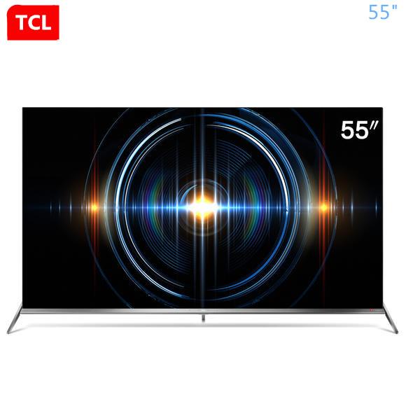 TCL 55-inch 4K uhd full ecological HDR rounded corner full screen full scene AI TV hot new product free shipping!