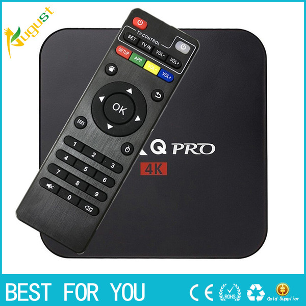 New Updated MXQ PRO 4K Amlogic S905W RK3229 Quad Core 64Bit Android 7.1 1GB RAM 8GB ROM Android TV Box 2.4G WIFI HD Smart Media Player