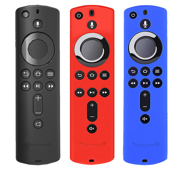 Silicone Case for Fire TV Stick 4K Fire TV 3rd Generation Fire TV Cube Remote Control Anti-slip Dustproof Shock Absorption Protective Cover