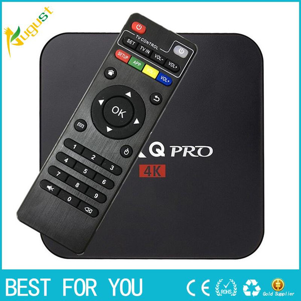 Hot Sale Updated MXQ PRO 4K Amlogic S905W RK3229 Quad Core 64Bit Android 7.1 1GB RAM 8GB ROM Android TV Box 2.4G WIFI HD Smart Media Player