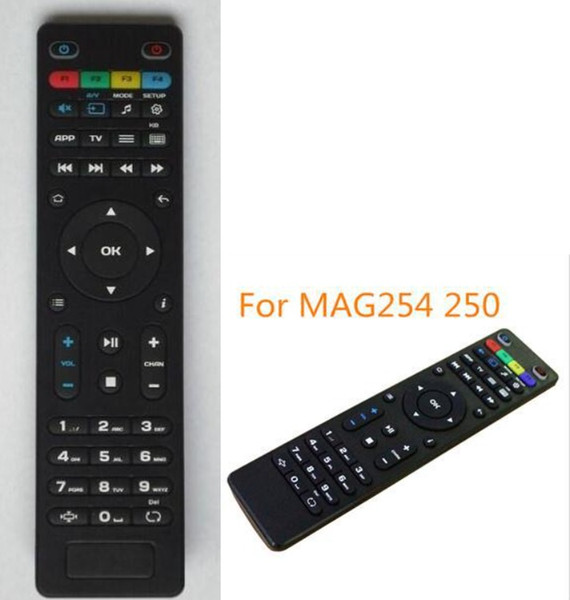 Black Color Replacement mag 250 Remote Control For mag250 254 255 256 260 270 271 linux system iptv media player