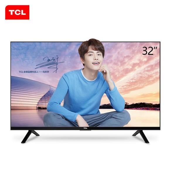 TCL 32 inches narrow bezel support USB video playback Blu-ray decoding LED LCD TV bedroom first Popular product!