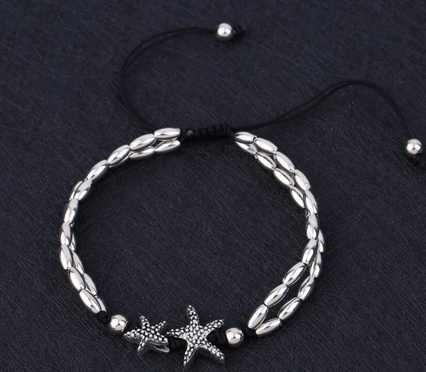 New Bohemian Women Fashion Jewelry Bracelets Anklets Star om yoga pendant anklet Rope Chain Anklet Epacket free ship