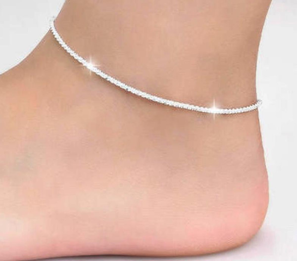 Silver-plated ankle fashion Korean Version cute hemp rope small fresh footwear