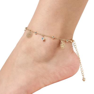 Hot Sale Anklet Women Foot Bracelet Brand Beach Fashon Leg Bracelet Chain Tornozele Turkish Indian Anklet Beach Party Jewelry Infinity Charm