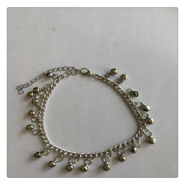 Fancy Indian Traditional Belly Dance Ghungroo Anklet With Jingling Bells Toned Silver Gold Indian Traditional Belly Dance Anklet