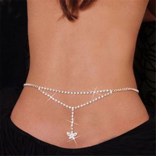 Good sexy waist chain models Diamond waist chain accessories Dancing is special