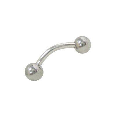 Wholesale-OP-Body Piercing 316L Surgical Steel 16 Gauge Eyebrow Ring Mixed Sizes