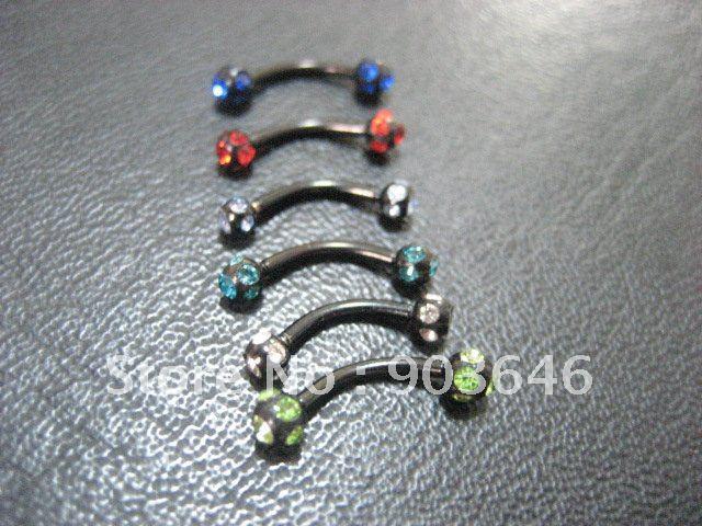 Wholesale-OP-2011 New Arrived LOT30pcs Free Shippment Body Piercing Jewelry - Eyebrow Piercing