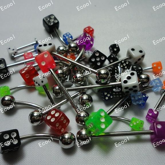 Wholesale Jewelry Bulk Lots Pretty Labret Lip Belly Tongue Eyebrow Bar Body Piercing Eyebrow Piercing LR329 Free Shipping