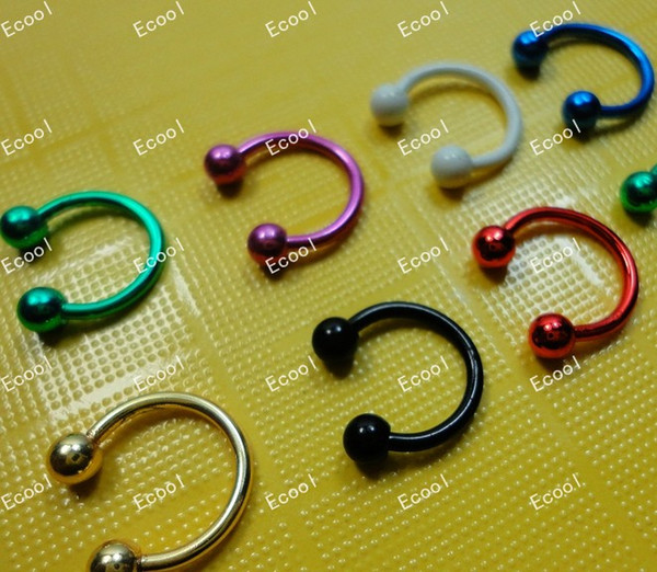 Wholesale Jewelry Bulk Pack Lots Labret Lip Body Pierce Nipple Navel Belly Eyebrow Bar Rings LR337 Free Shipping