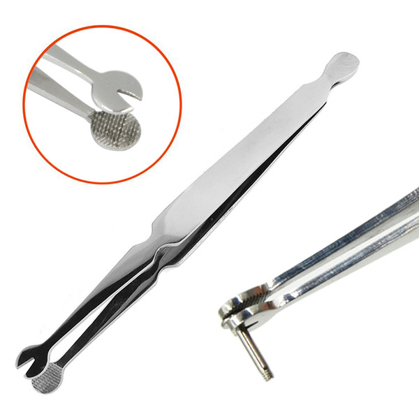 316L Surgical Steel Labret Stud Tweezers Clamp Forceps Lip Ring Holder Body Piercing Jewelry Holding Tools