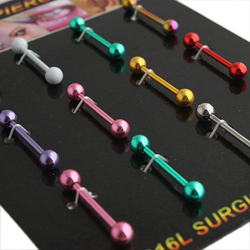 Colorful 316L Stainless Steel Body Jewelry Belly Button Rings Nose Stud Short Beach Sexy Lady Accessories 79907