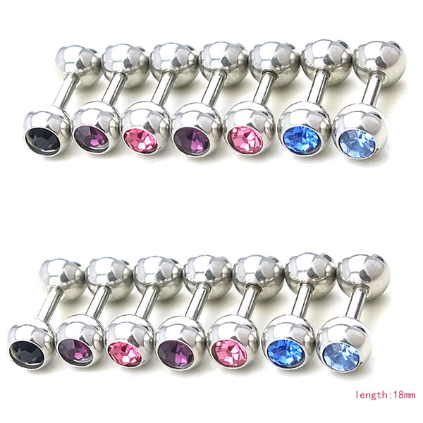 Newly Fashion Simple Small Nipple Rings Surgical Steel Barbell Body Piercing Jewelry