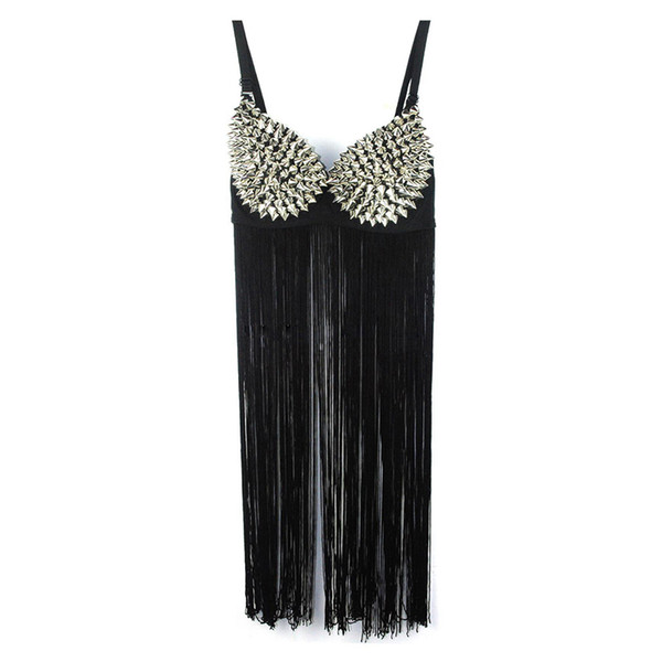 wholesale EAM Jewelry / 2019 New Fashion Fringe Rivet Personal Stage Costume Women's AccessoriesS#A11008A