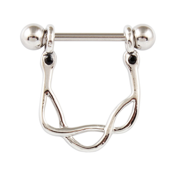 Wholesale Snake Nipple Ring Nipple Piercing Body Piercing Jewelry nickel-free