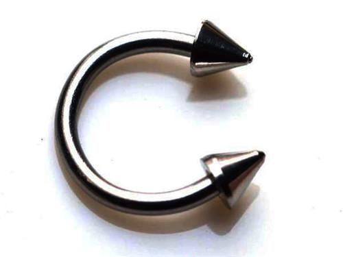 Wholesale-OP-Body Piercing Jewelry 12g gauge 100% Titanium Horseshoes Cones Nose Rings & Studs Free Shipping!