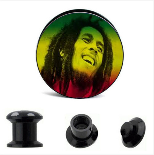 2015 2016 Hot Colorful Fashion Man Ear Plug Flesh Tunnel Body Jewelry Mixing Sizes 8 sizes for choices