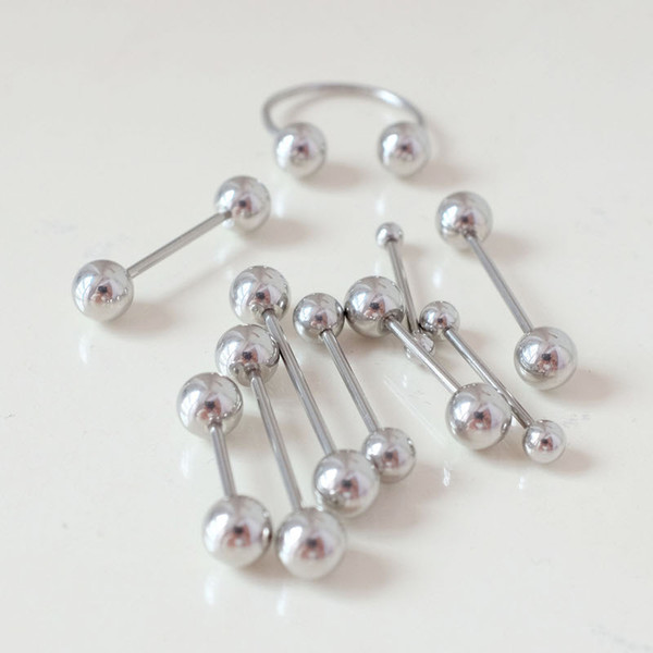 Stainless steel tongue nail for women grils Boomer ear bone pin personalized punk jewelry