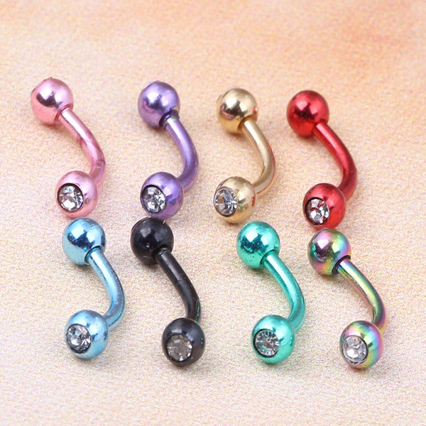 Hot Sale New Cool 100pcs Wholesale Lots Labret Lip Body Pierce Nipple Navel Belly Eyebrow Bar Rings Tongue Rings Lip