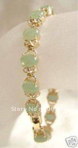 Wholesale new arrive Exquisite Fine Jewellery Natural Jade Bracelet 7.5