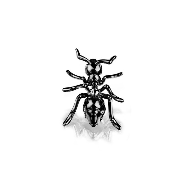 Dormith 925 sterling silver Ant brooch /hat/collar/cuff pins or earrings for women or unisex jewelry