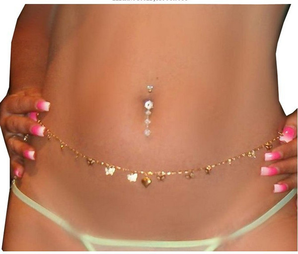 Sexy Trendy Dragonfly Waist Chain lovers Waist Belt Belly Bikini Summer Beach Necklace Adjustable Body Chain For Women Jewelry