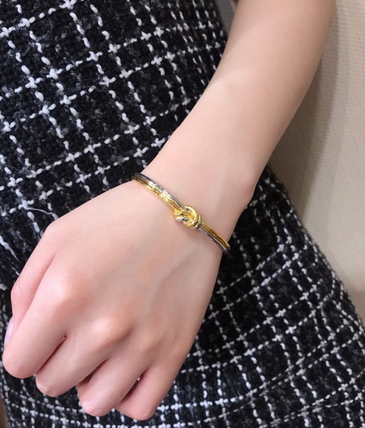 Women's jewelry 2019 fashion classic hot and elegant elegant color matching rope knot braceletin