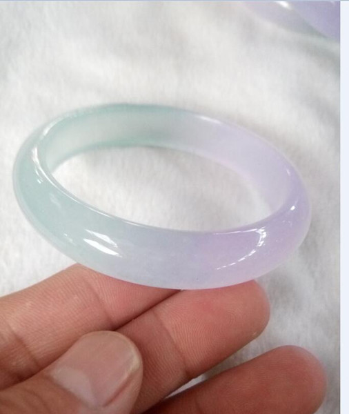 Natural A Cargo ice Kinds of Natural Jadeite Jade Bracelet Women's Three Color Jade Bracelets 56mm-60mm