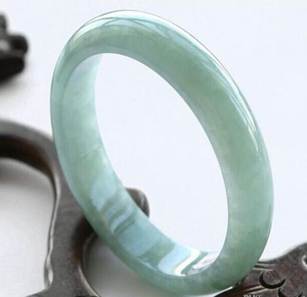 Natural Jade Bracelet The width is about 12mm-15mm, the diameter of 54mm-60mm Free shipping