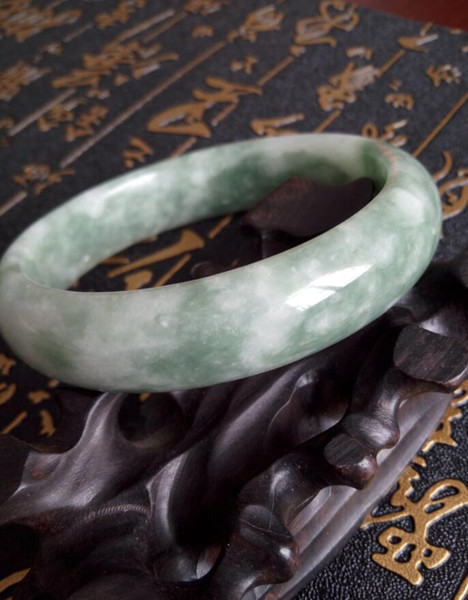 56-60mm Wholesale-Hot Sale A grade Pure Natural Jade Bangle Bracelet Jade Bracelet D1285