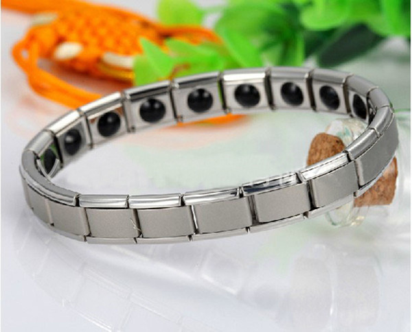 Titanium Energy Magnetic 20 Germanium Bracelet health function Energy power bracelet luxury designer jewelry women bracelets mens bracelets