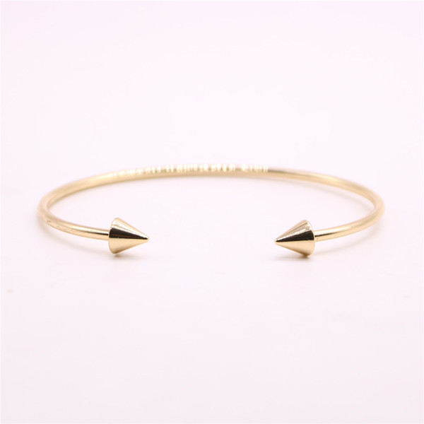 Triangle cone women bangle Double triangle cone bangles designed for women Retail and wholesale mix Free shipping