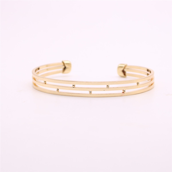 Geometry three circles bangles for girls Multiple solid circle women bangles Retail and wholesale mix Free shipping