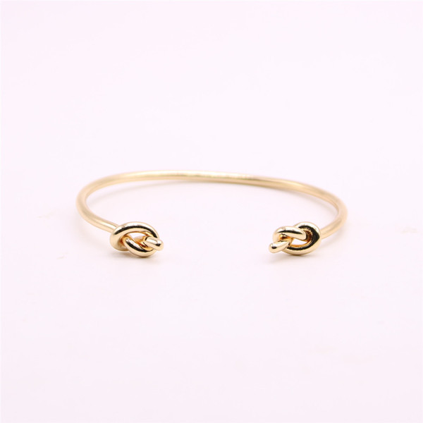 False knot bangles for girls Double cross knot women bangles Retail and wholesale mix Free shipping