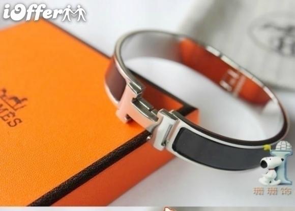 Women HERMES Enamel charm Bracelets Bangle H Letter Buckle Bracelets and box